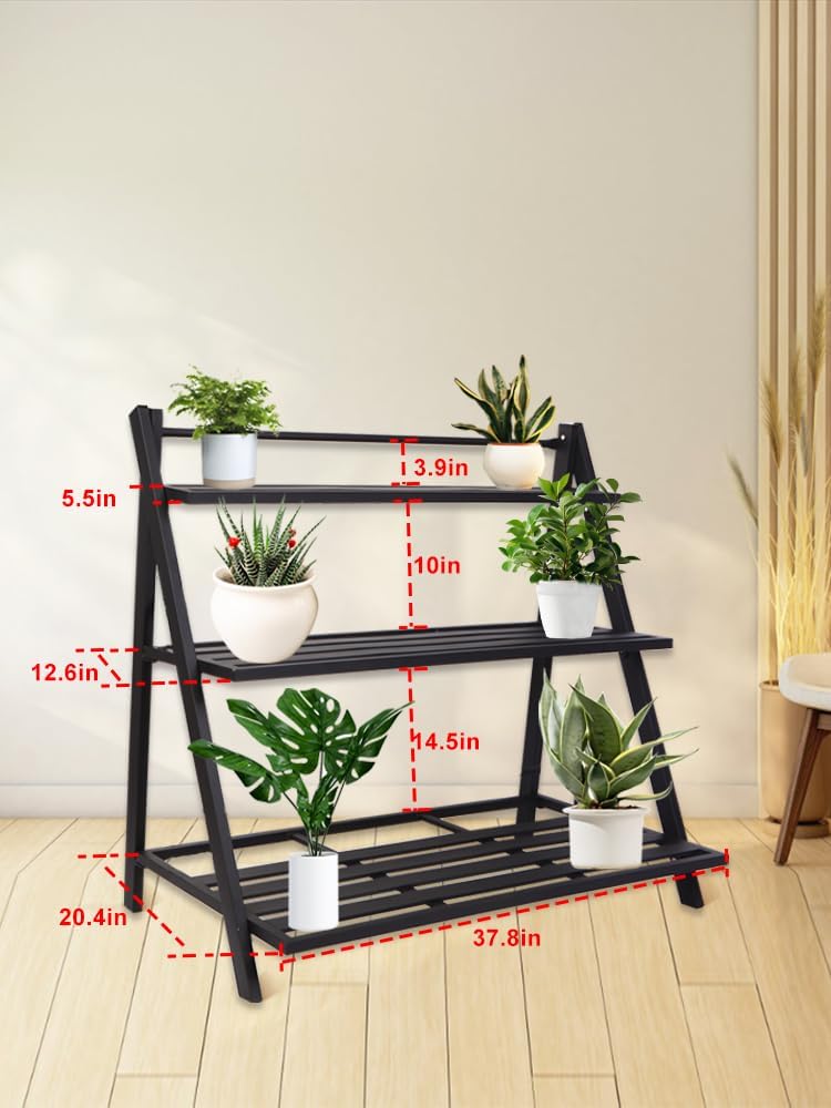 3-Tier Outdoor Plant Stand