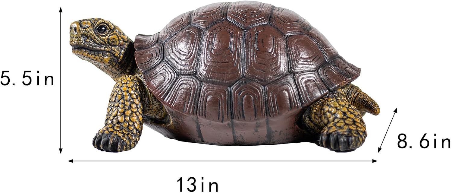 Large Resin Turtle Garden Statue Decor