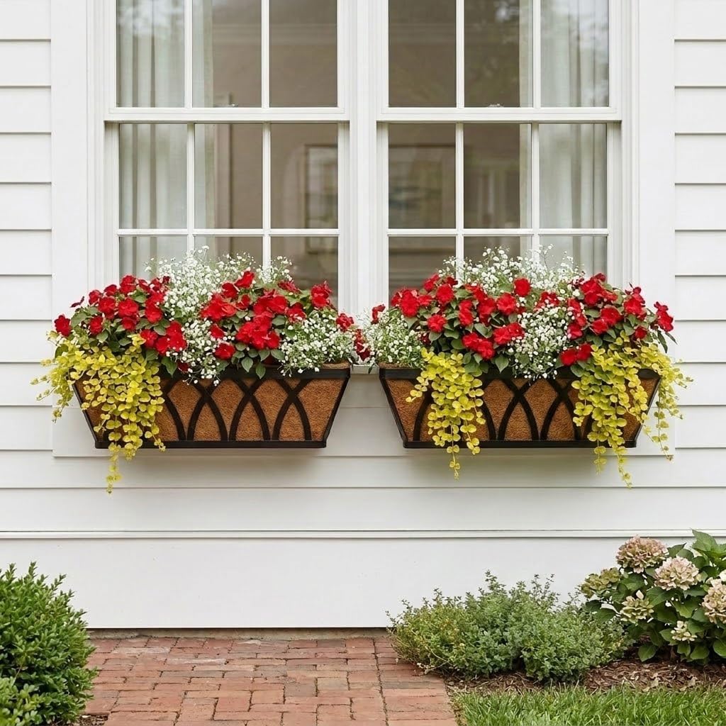 2 Pack Window Box Planter
