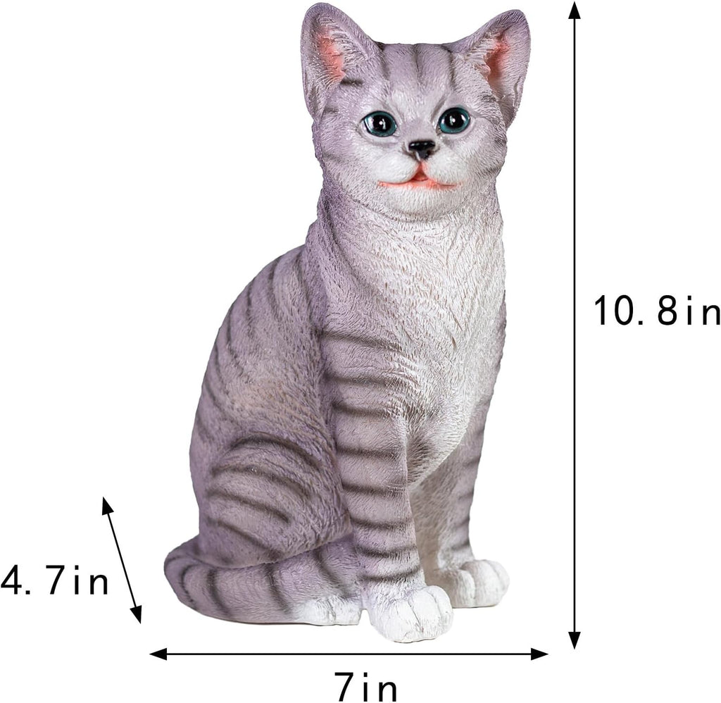 Resin Cat Garden Statue Decor