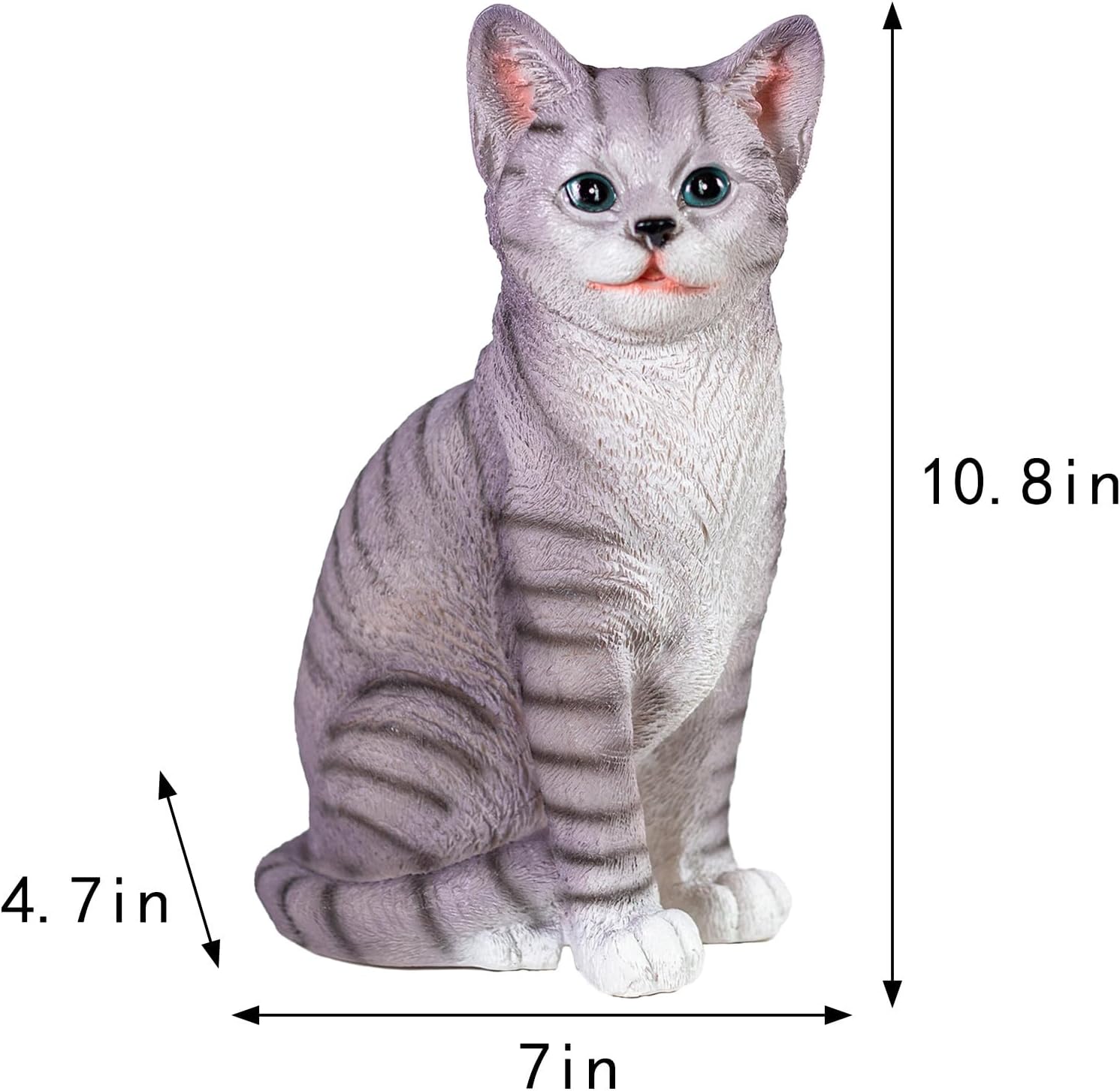 Resin Cat Garden Statue Decor