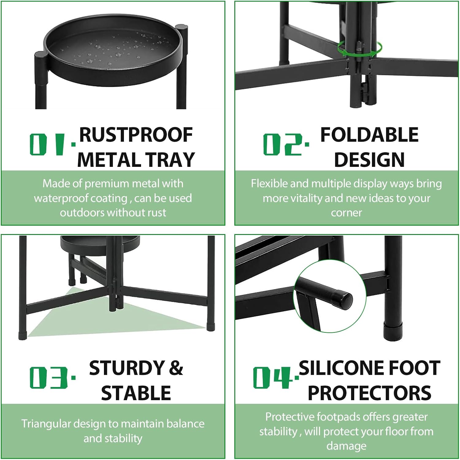 5 Tier Metal Foldable Plant Stand