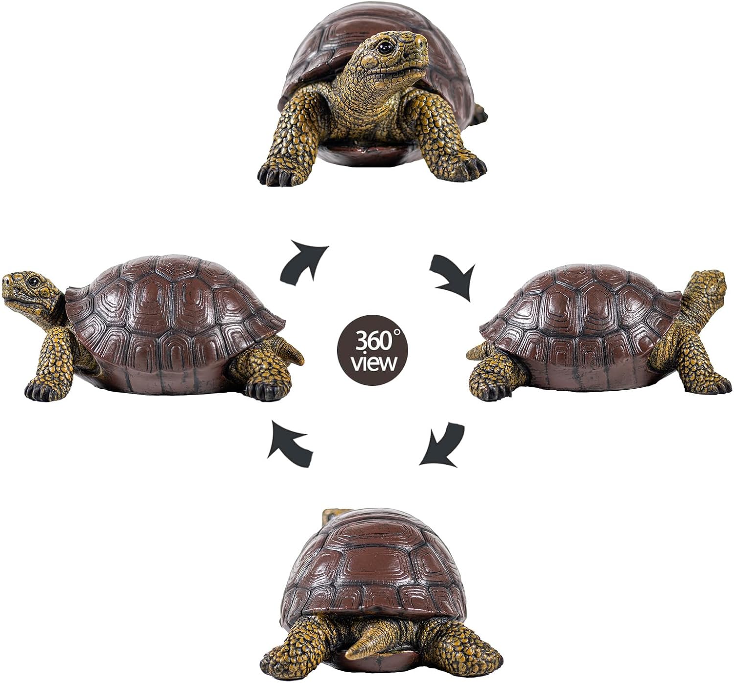 Large Resin Turtle Garden Statue Decor