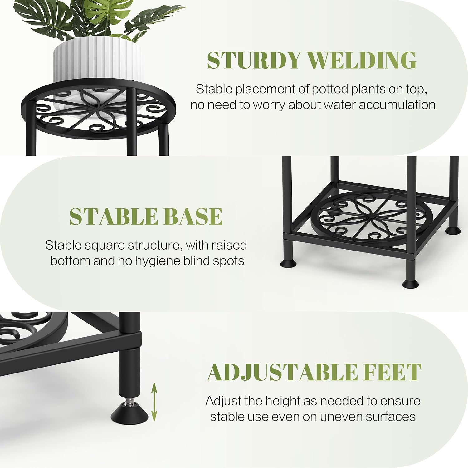 4 Tier Metal Corner Plant Stand