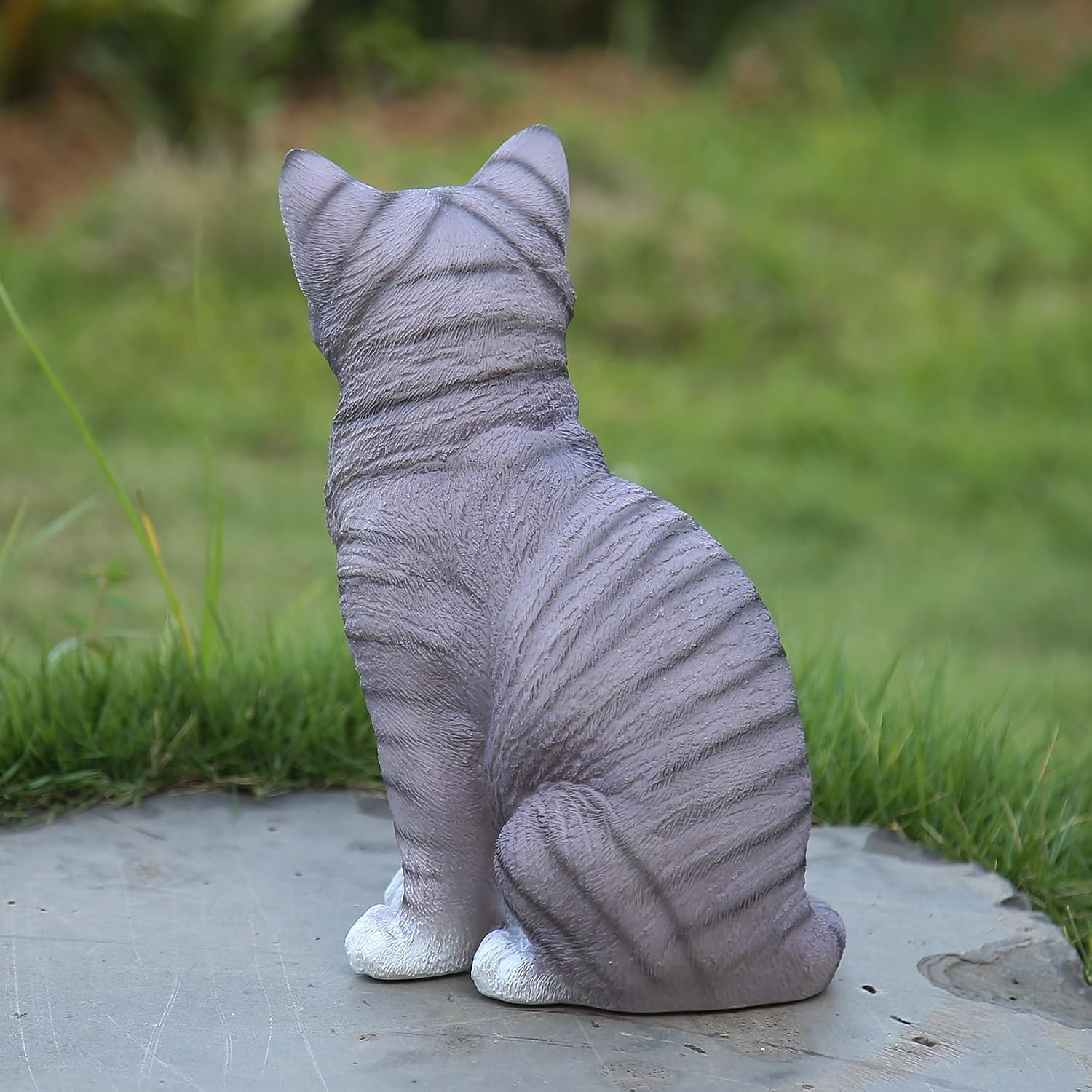 Resin Cat Garden Statue Decor