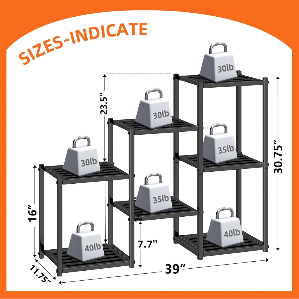 Simple Trending 7 Tier Metal Plant Stand
