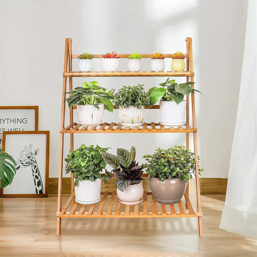 Bamboo 3 Tier Plant Stand