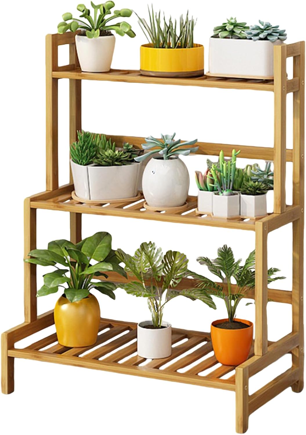 Multi-tier Wooden Plant Stand