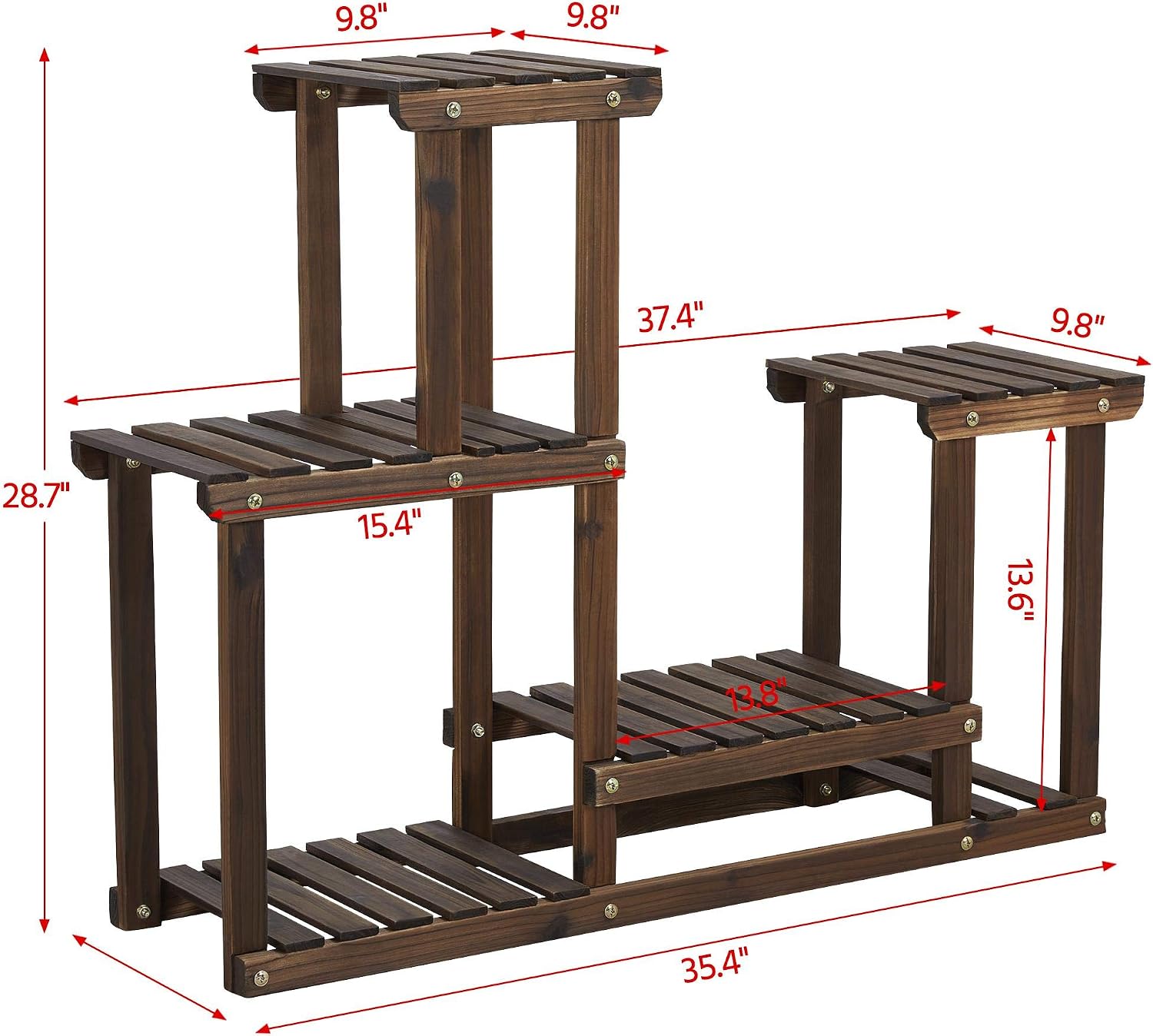 Outdoor Plant Shelf Tiered Stand