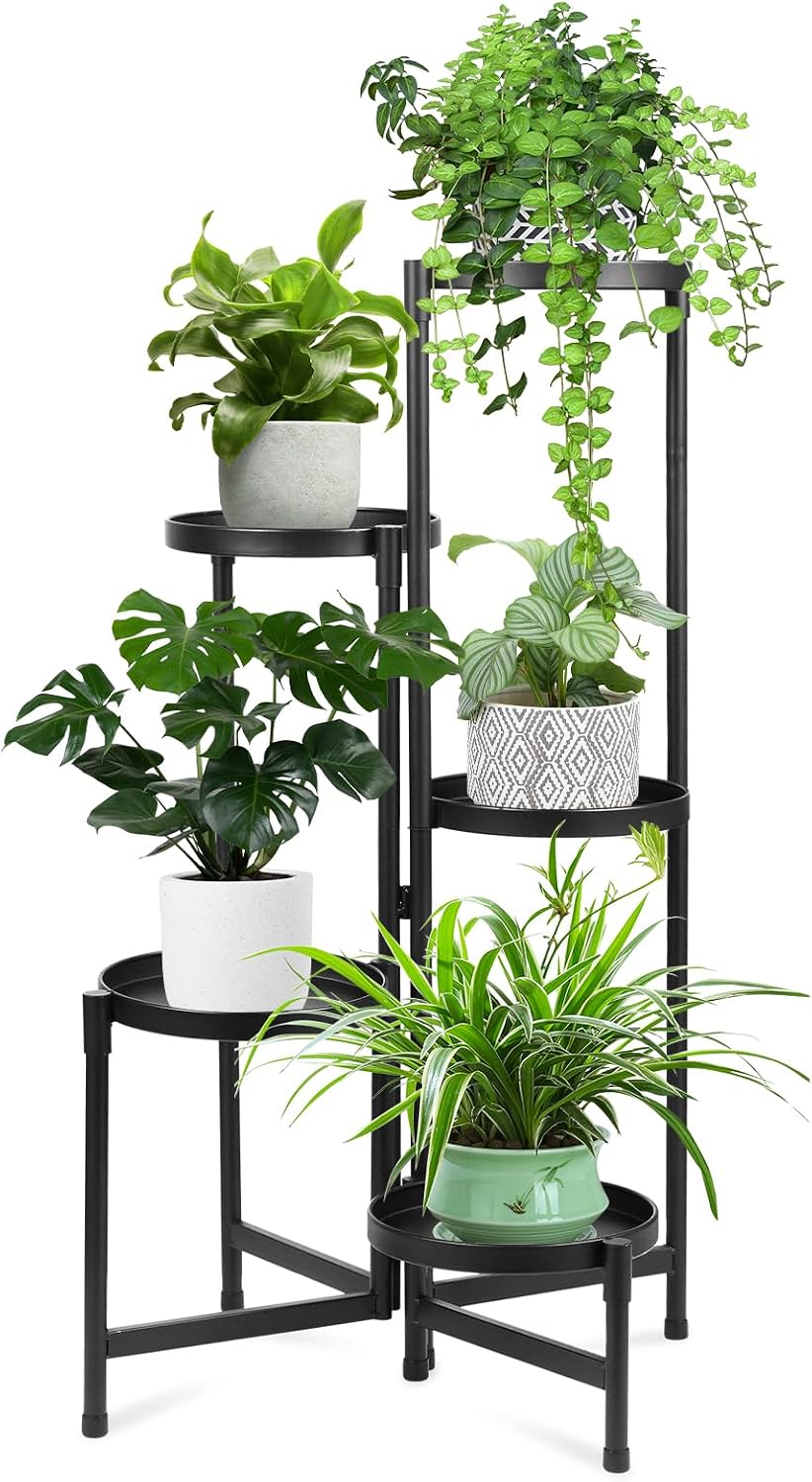 5 Tier Metal Foldable Plant Stand