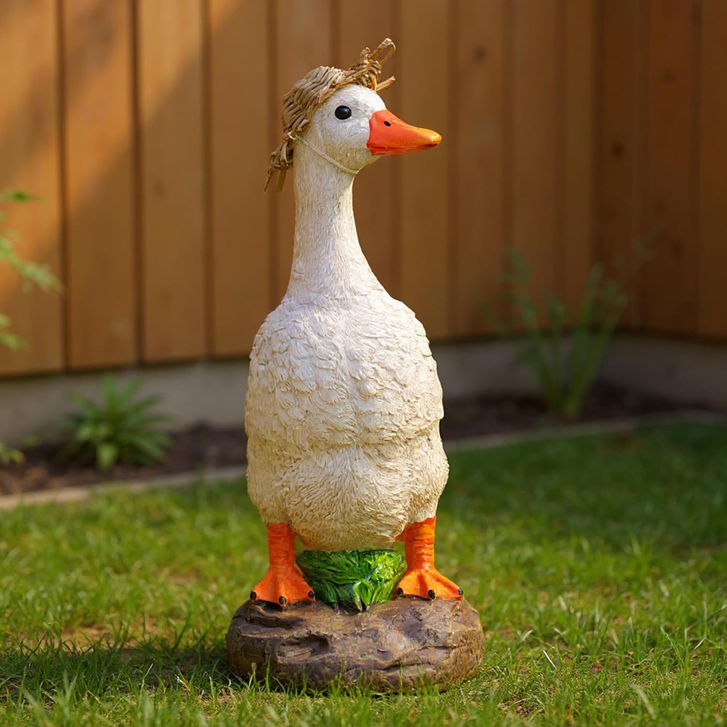 Resin Duck Garden Statue Decor