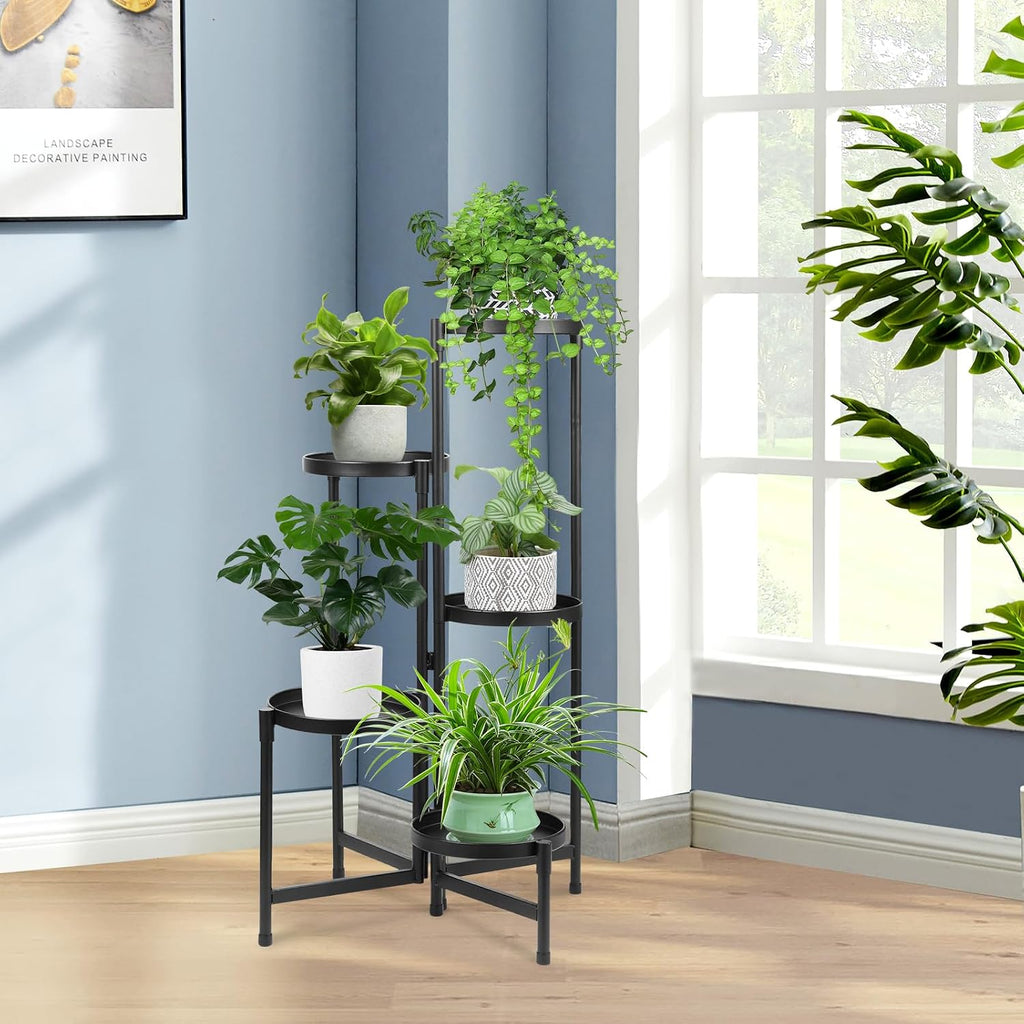 5 Tier Metal Foldable Plant Stand