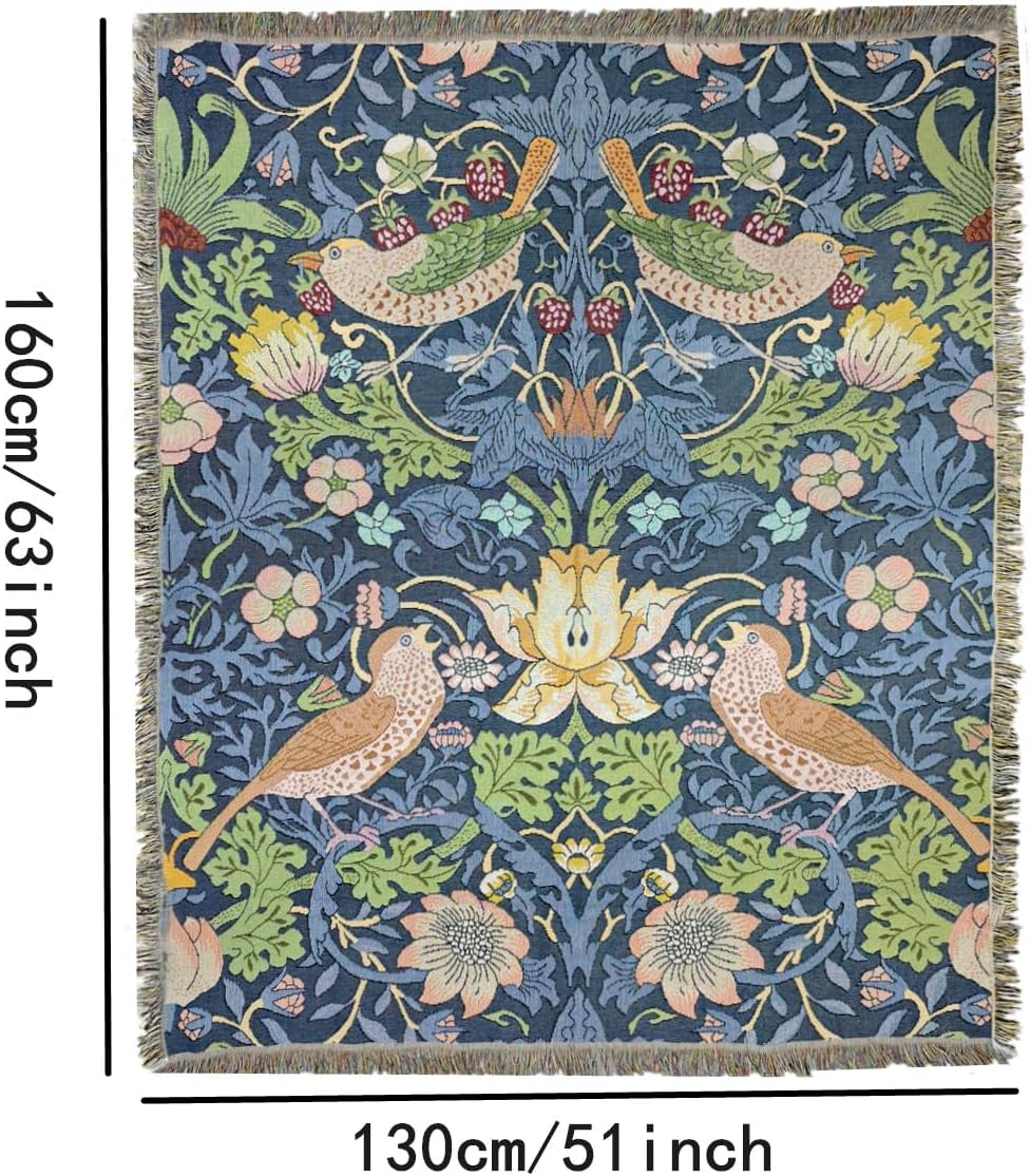 Bohemian Woven Jacquard Throw Blanket
