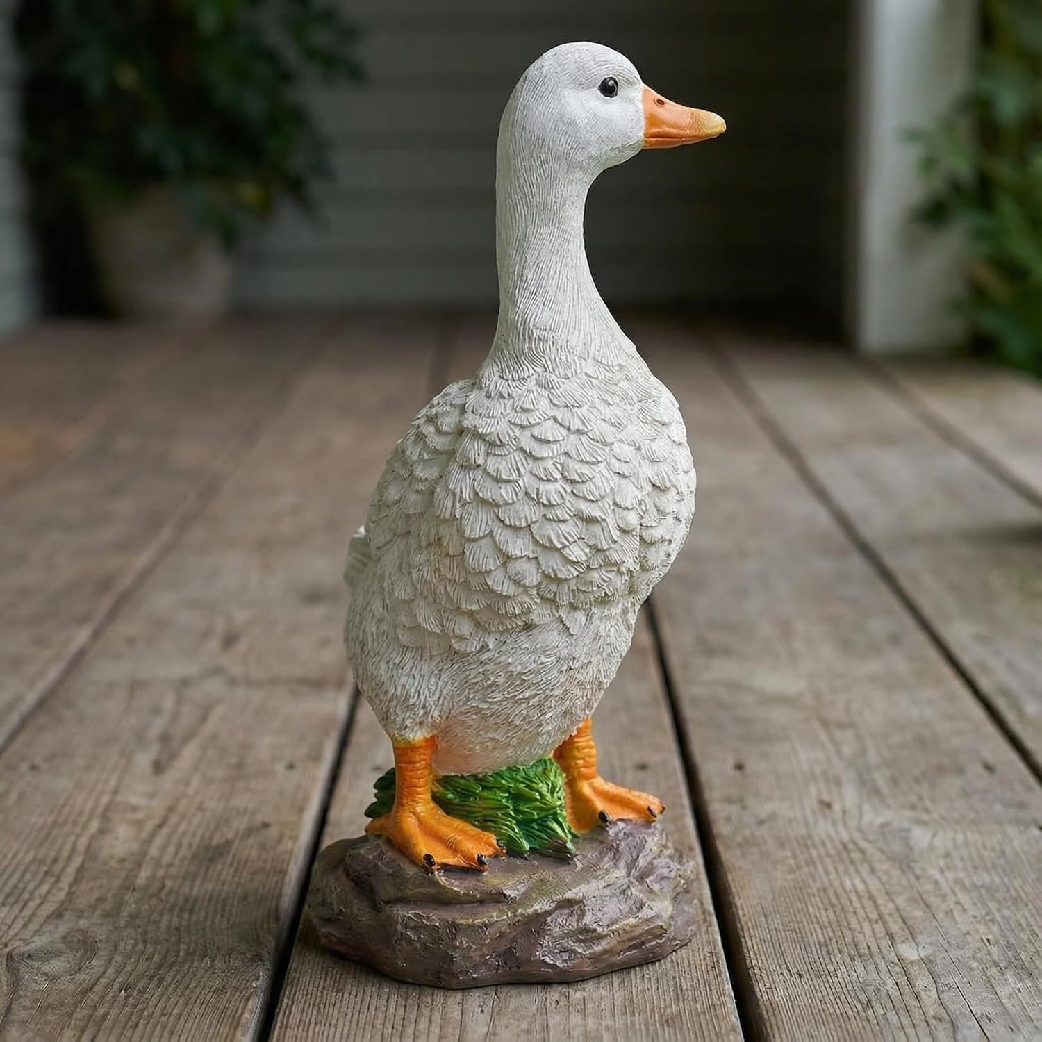 Resin Duck Garden Statue Decor