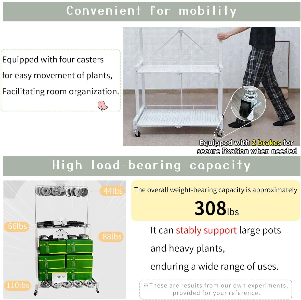 Foldable 4-Tier Plant Stand