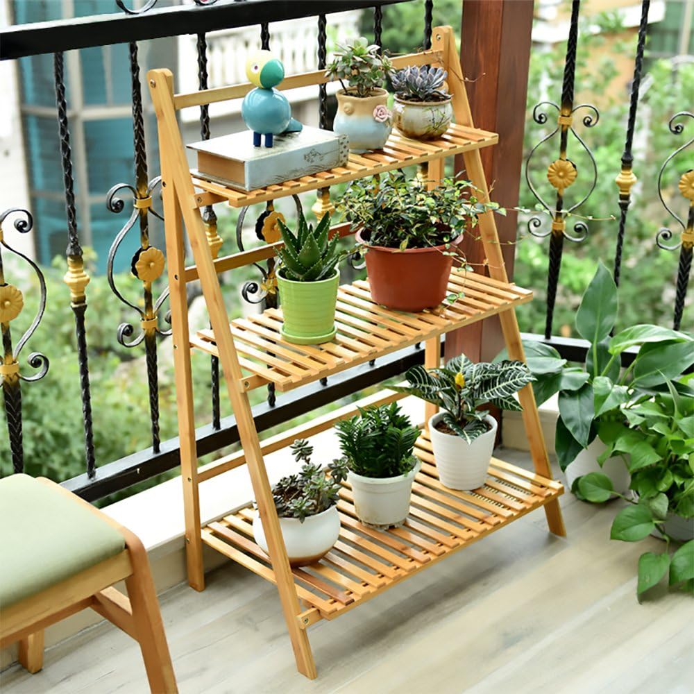 Bamboo 3 Tier Plant Stand