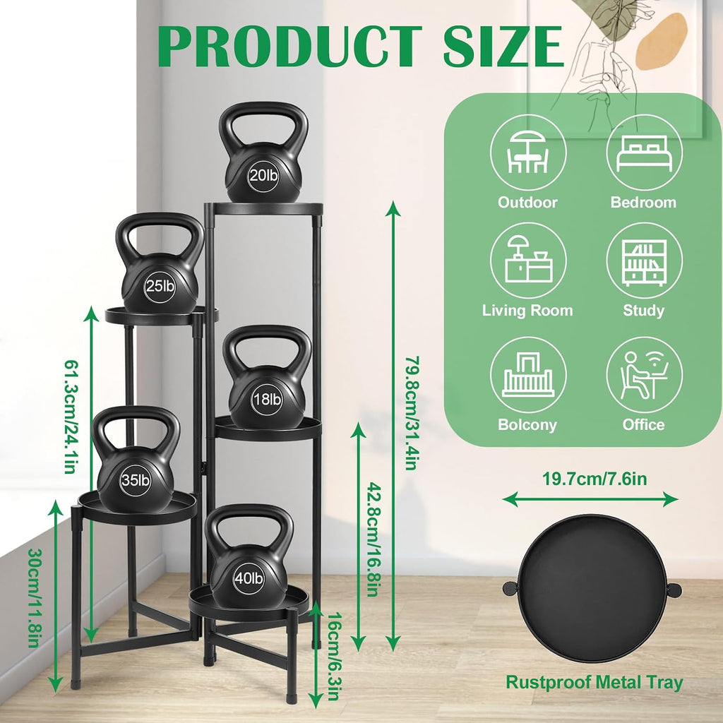 5 Tier Metal Foldable Plant Stand