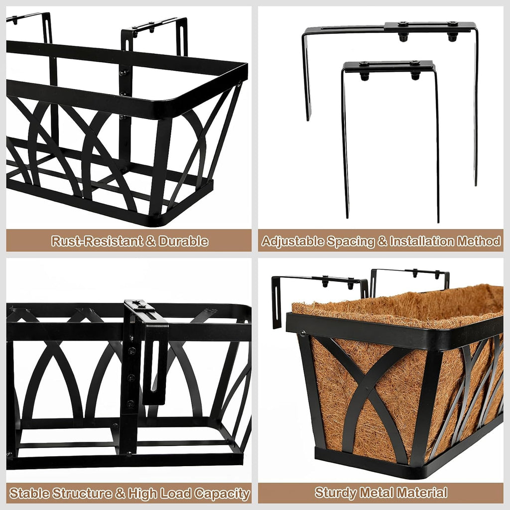 2 Pack Window Box Planter