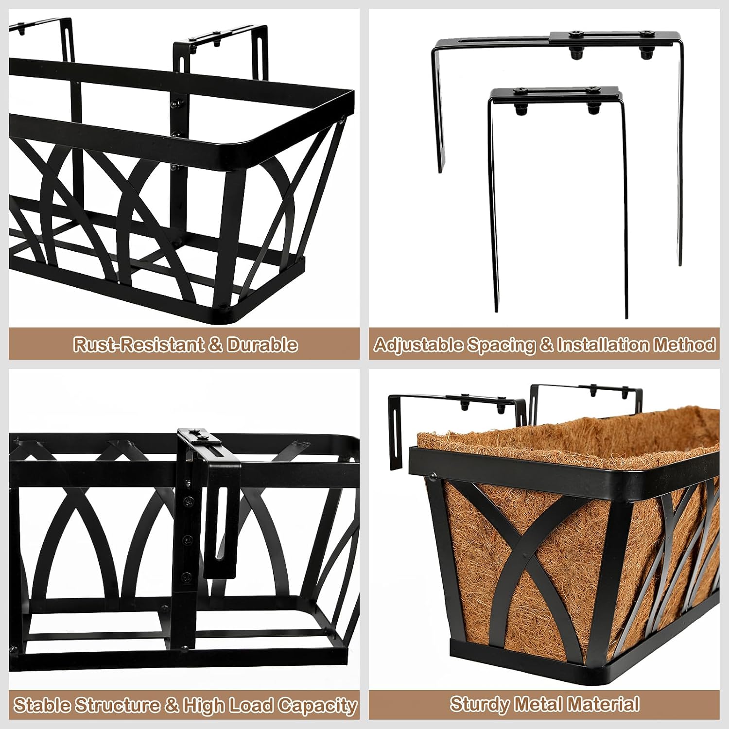 2 Pack Window Box Planter
