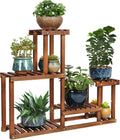 Pine Wood 4 Tiers Plant Stand