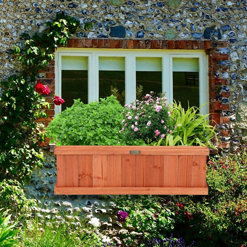2 Pack Wood Garden Planter Box