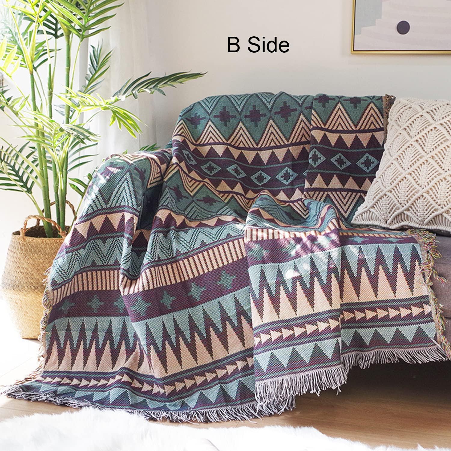 Boho Aztec Throw Blanket