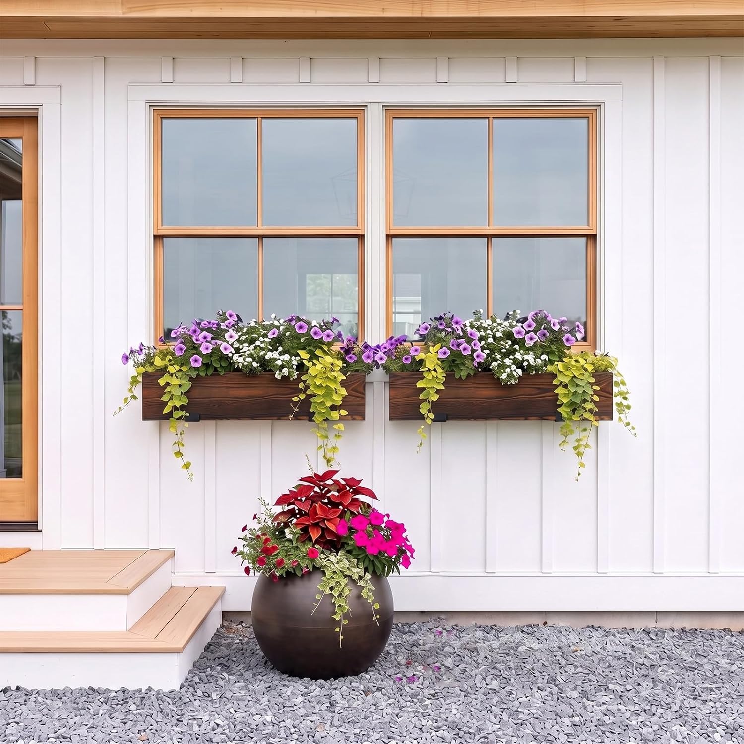 Wood Window Planter Box