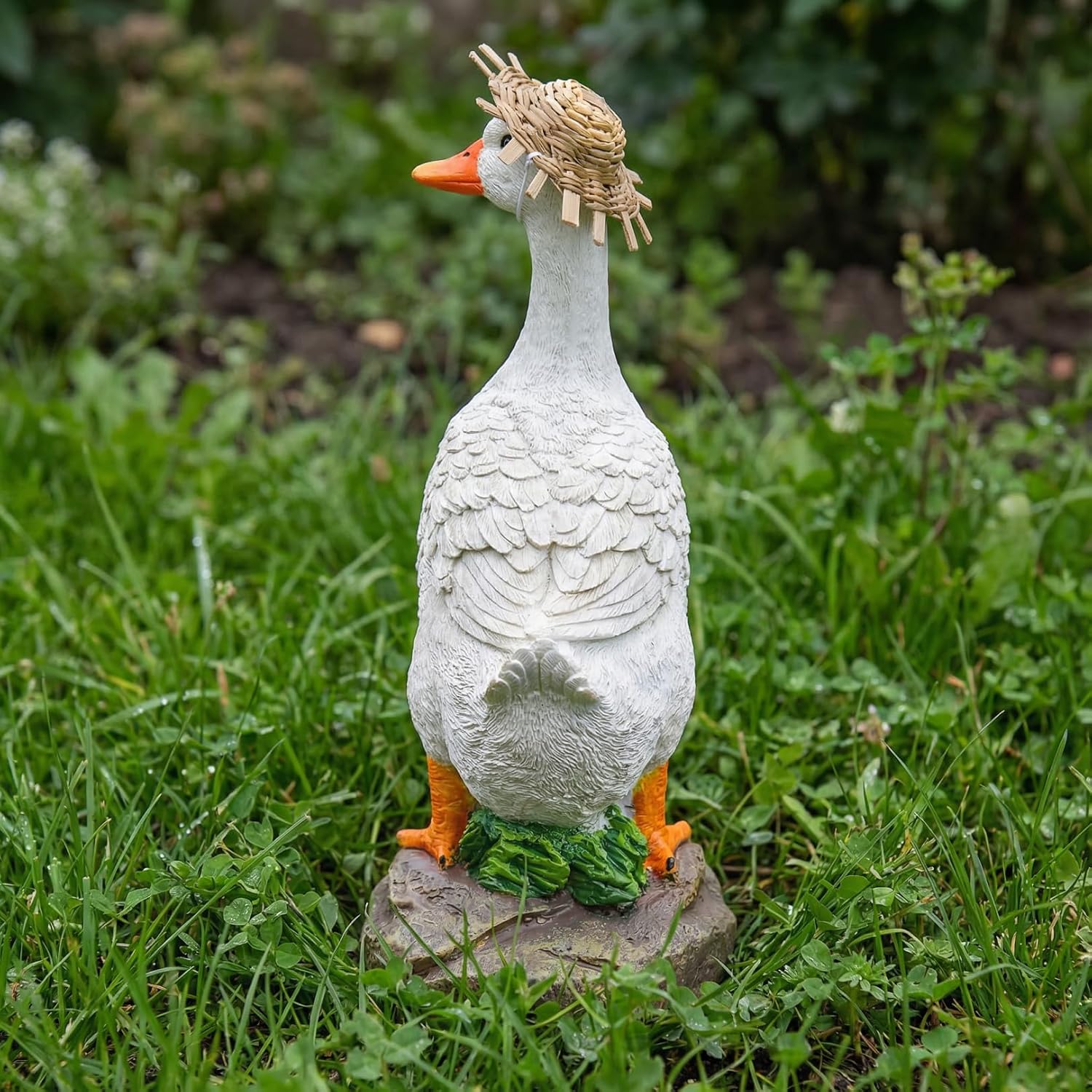 Resin Duck Garden Statue Decor