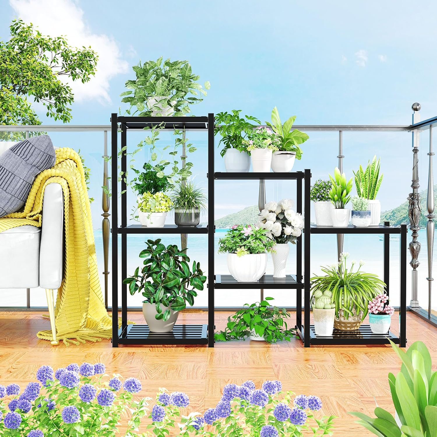 Simple Trending 7 Tier Metal Plant Stand