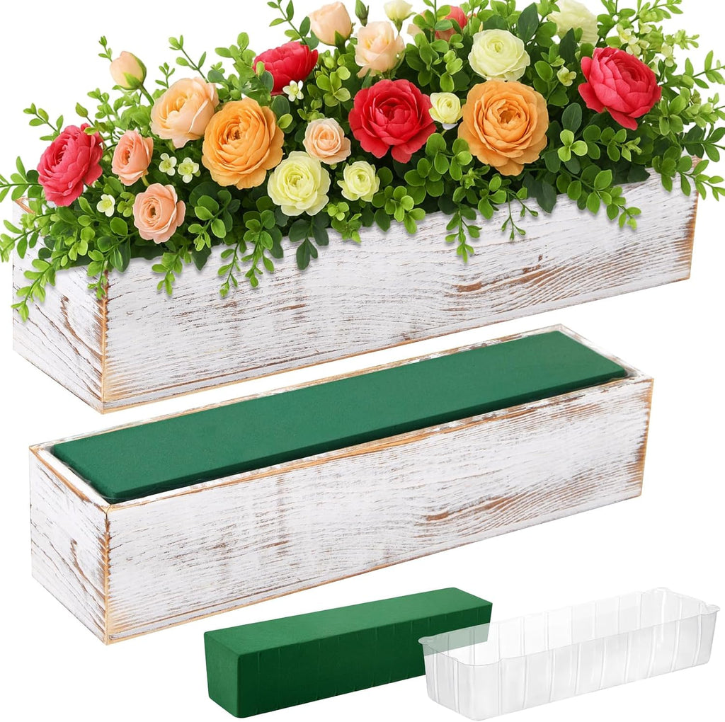 2 Set Wood Planter Box
