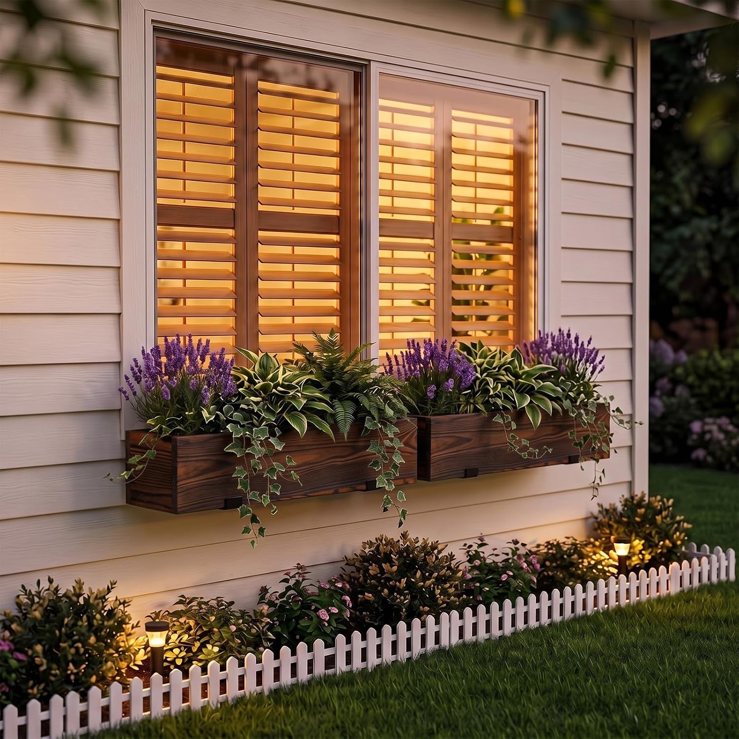 Wood Window Planter Box