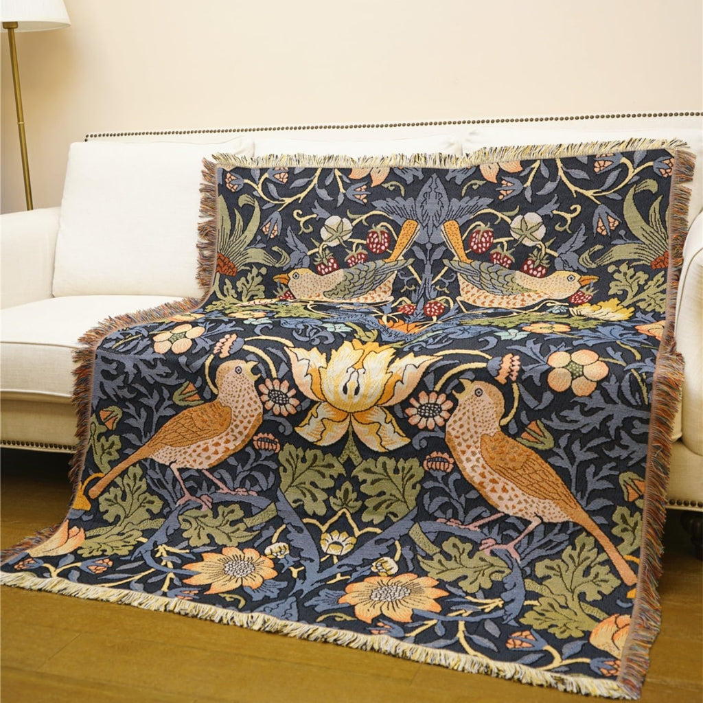 Bohemian Woven Jacquard Throw Blanket