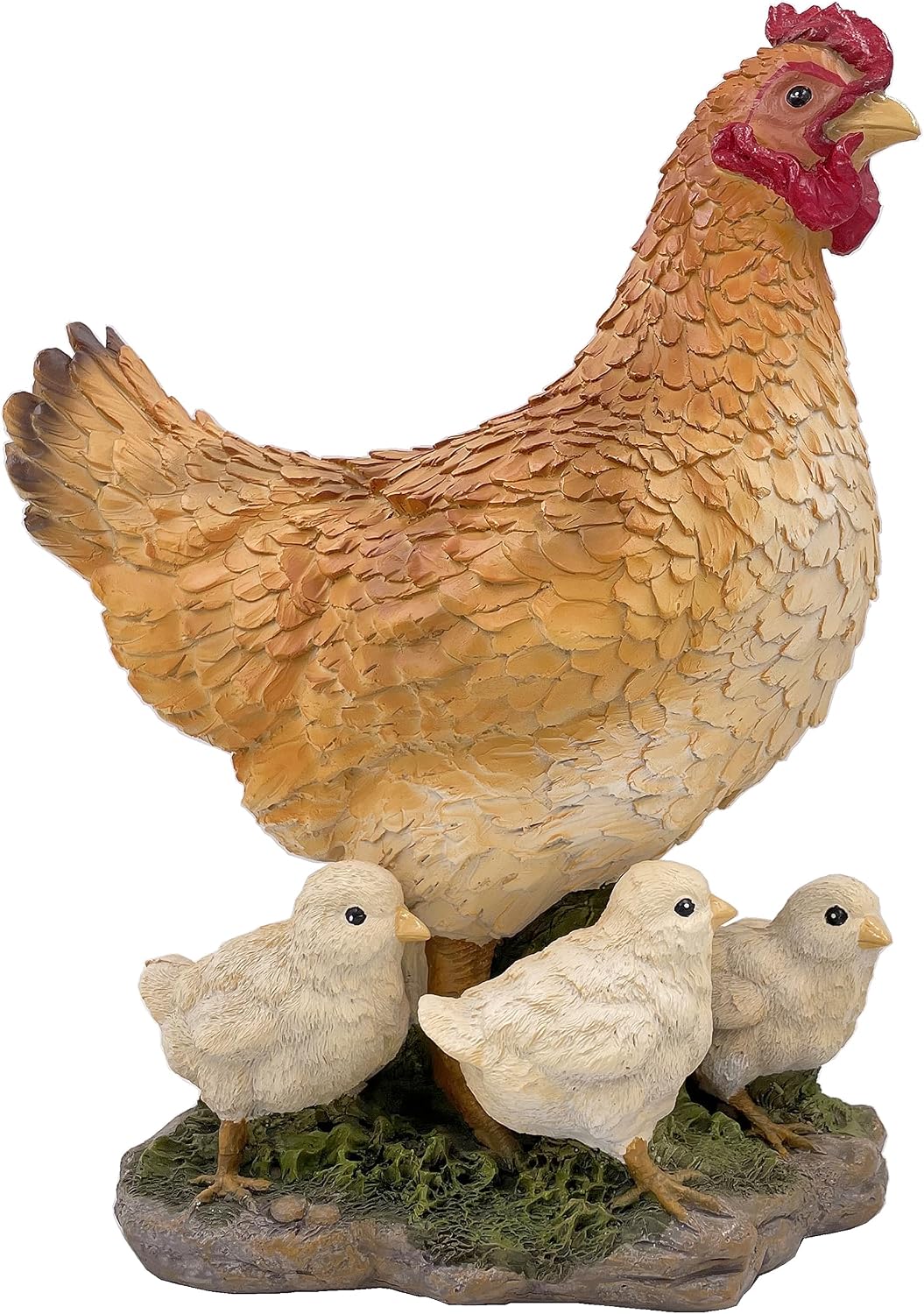 Resin Chicken Garden Statue Decor
