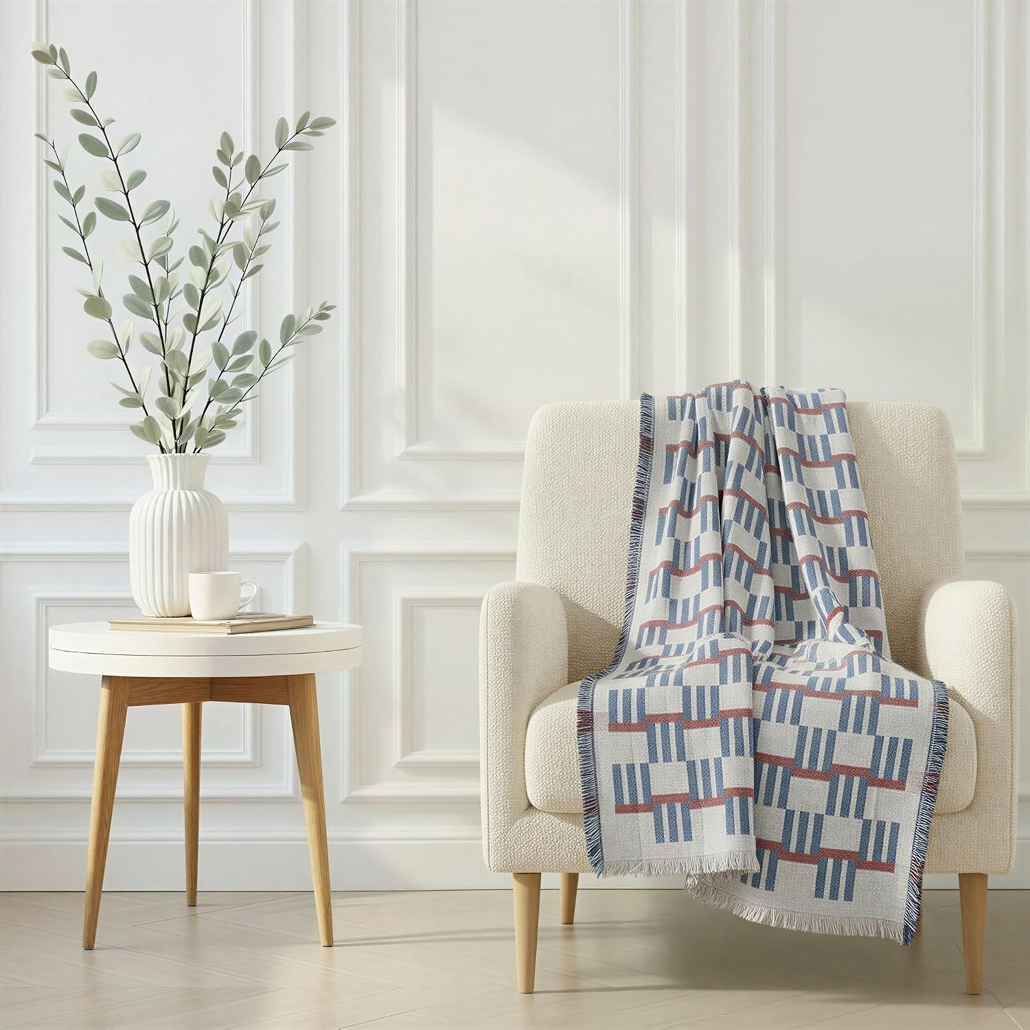 Creative Co-Op Jacquard Throw Blanket