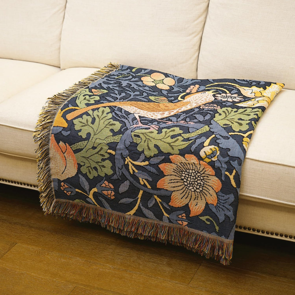 Bohemian Woven Jacquard Throw Blanket