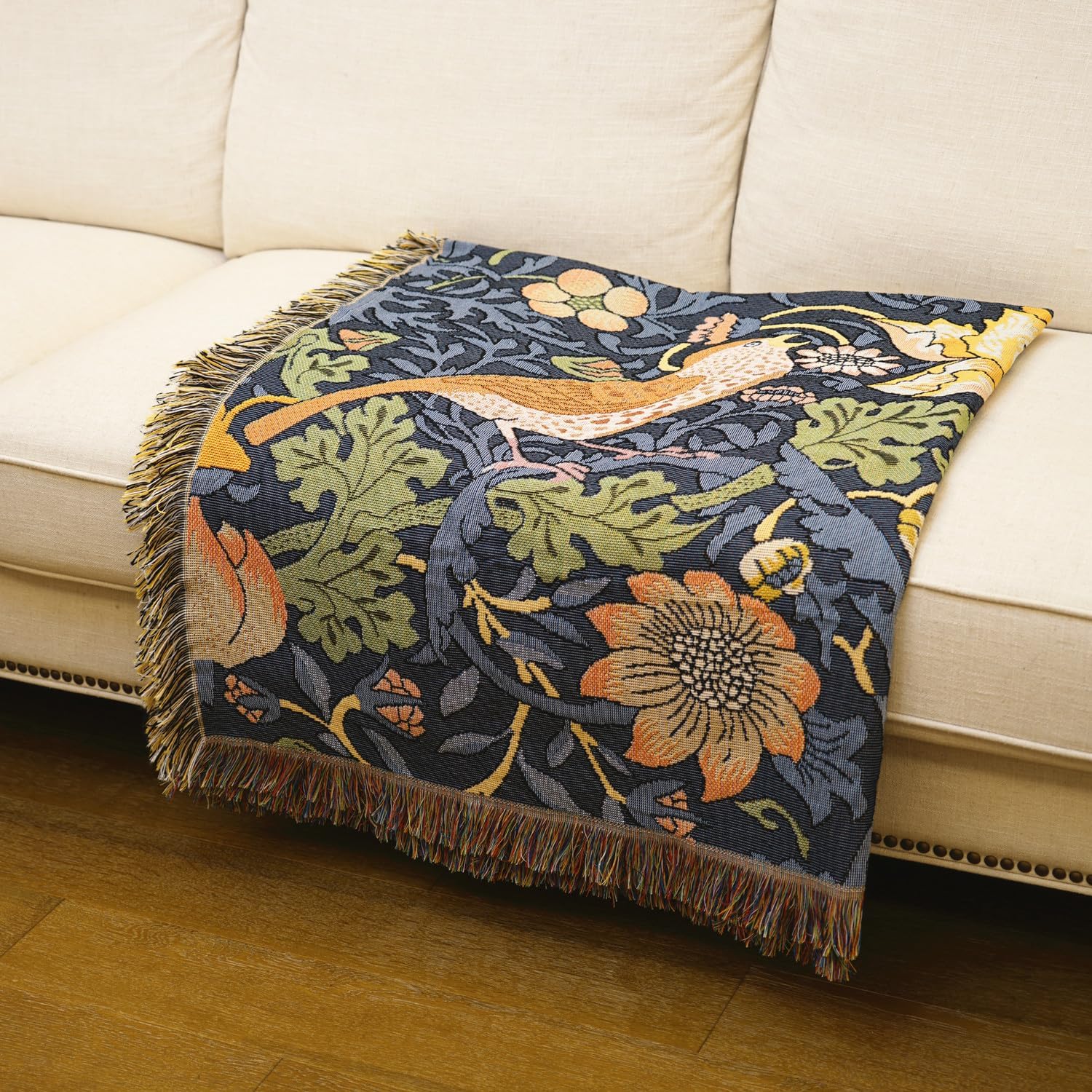 Bohemian Woven Jacquard Throw Blanket