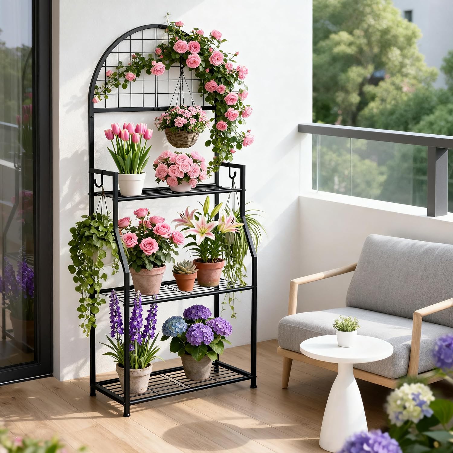 3 Tier Metal Plant Stand