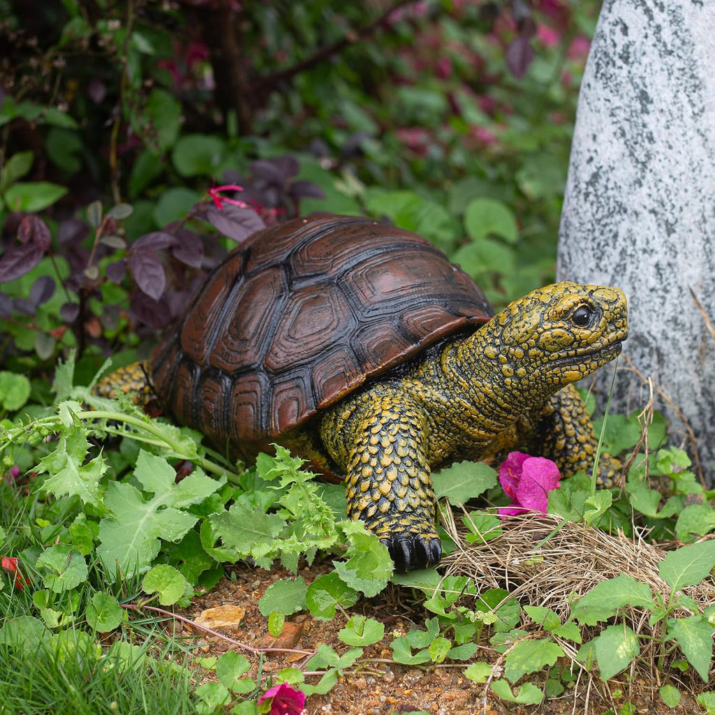 Large Resin Turtle Garden Statue Decor