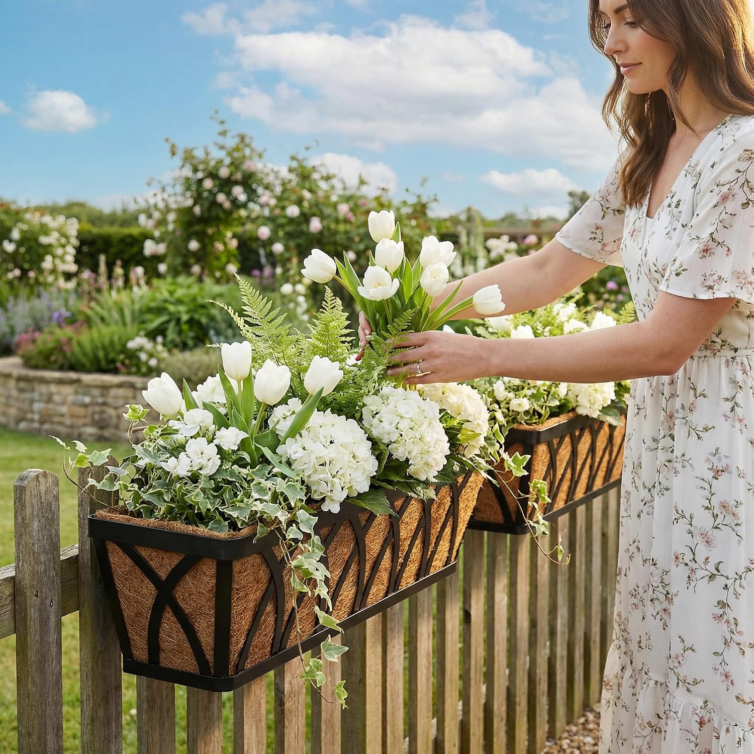 2 Pack Window Box Planter