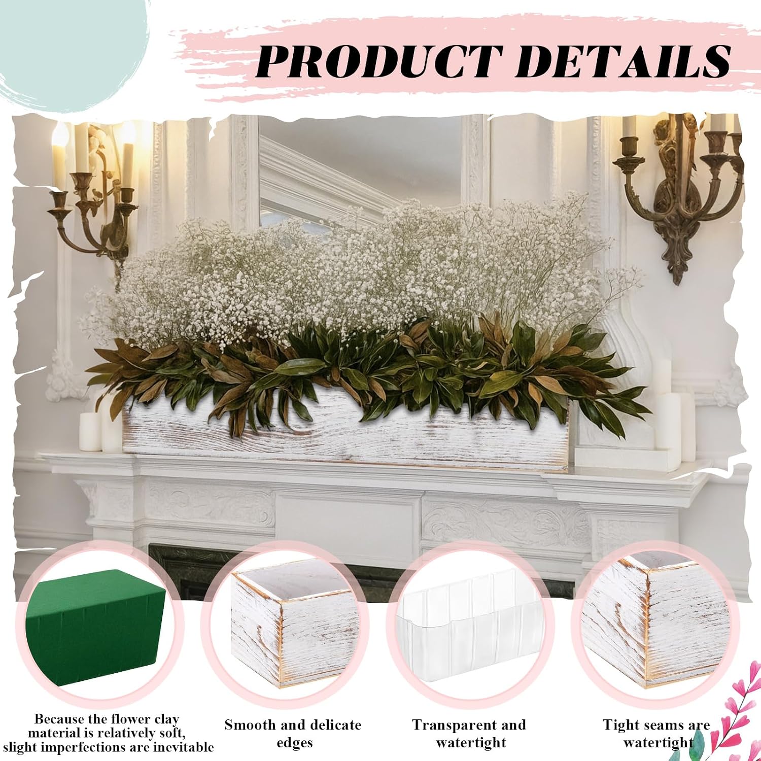 2 Set Wood Planter Box