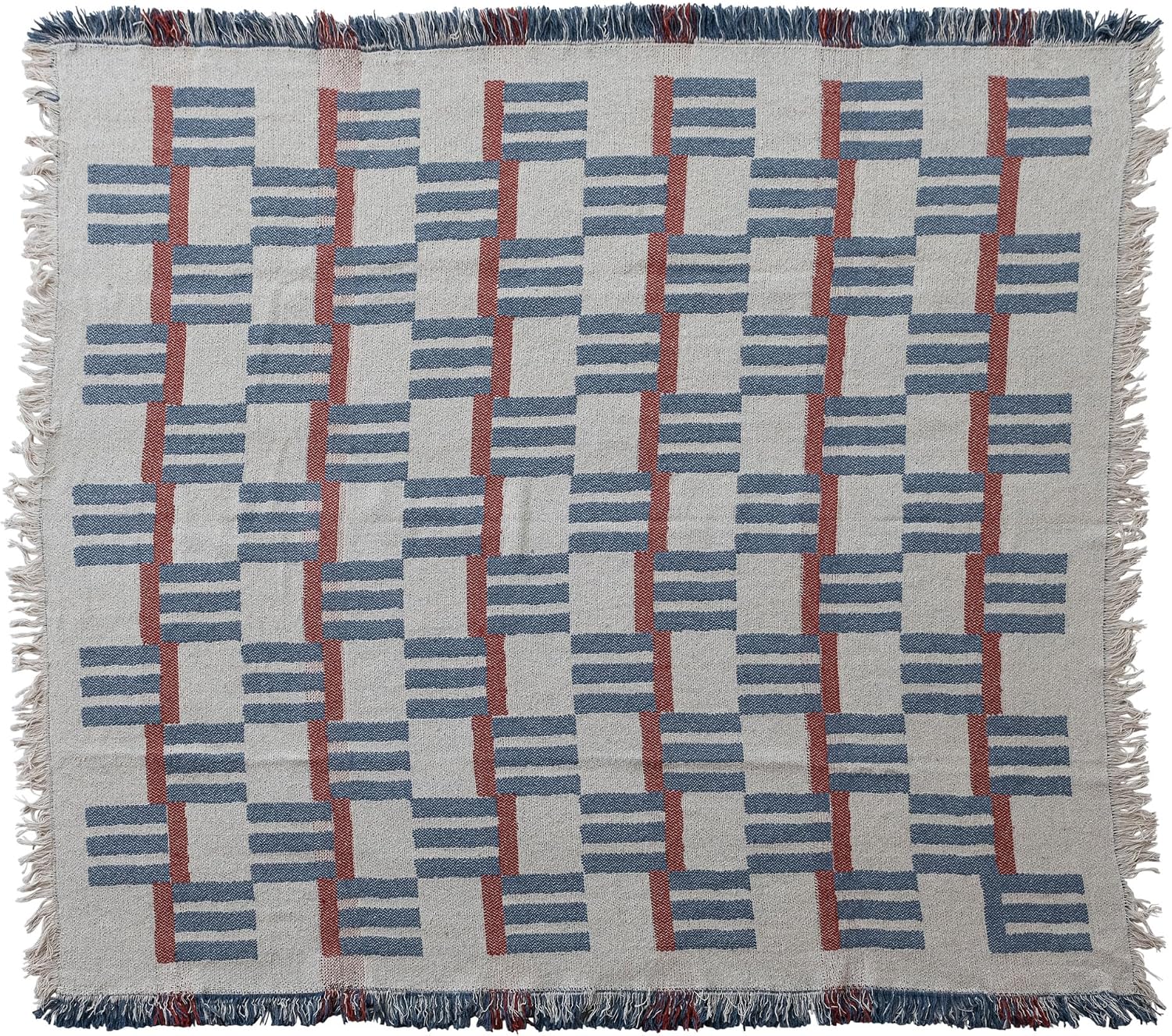 Creative Co-Op Jacquard Throw Blanket